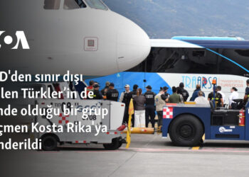 ABD’den sınır dışı edilen Türkler’in de içinde olduğu bir grup göçmen Kosta Rika’ya gönderildi