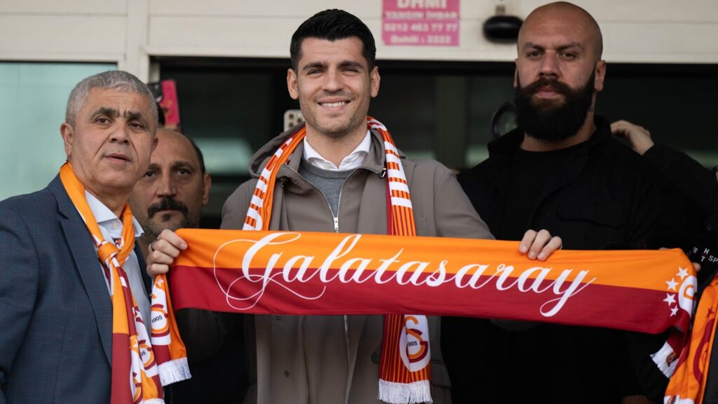 Galatasaray'ın Yeni Transferi Alvaro Morata İstanbul'da! 'Her Şeyimi Vermeye Geldim'