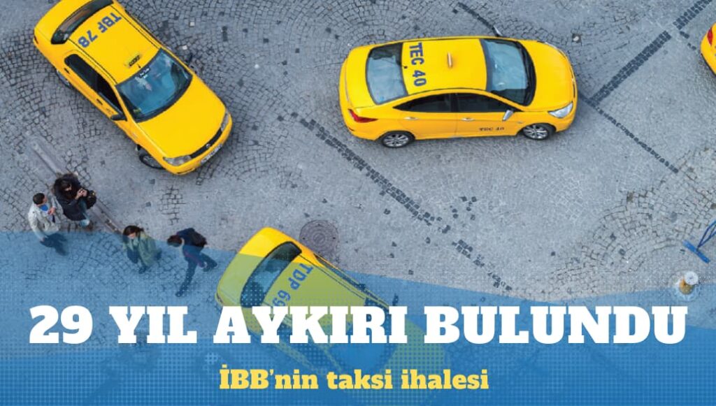 İBB’nin yeni taksi ihalesi durduruldu