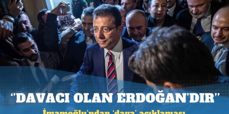 İmamoğlu: Davacı savcı değil, Erdoğan