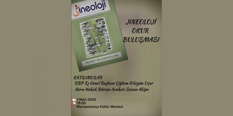 Jineolojî’den okur buluşması çağrısı