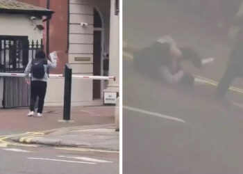 Londra’daki Türk Konsolosluğu önünde Kur’an-ı Kerim yakıldı