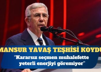Mansur Yavaş: Kararsız seçmen muhalefette yeterli enerjiyi göremiyor