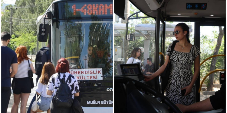 Muğla Büyükşehir’den öğrencilere destek; ulaşım 1 TL oldu!