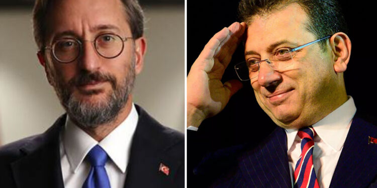 Saray’dan İmamoğlu’na cevap: ”Şehrine hizmet etmek yerine ‘Erdoğan keşke beni muhatap alsa’ diye debelenip duran tipler…”