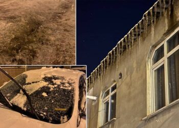 Sıcaklık eksi 4 dereceye düştü, her yer buz tuttu