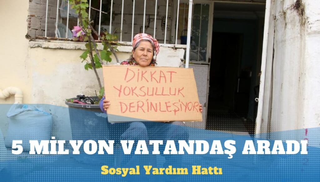 Sosyal Yardım Hattı’nı arayanların sayısı, 2024’te 4 milyon 947 bine fırladı