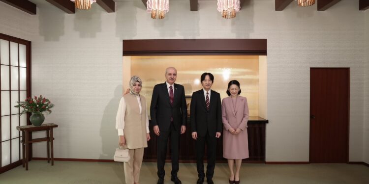 TBMM Başkanı Kurtulmuş, Japonya Veliaht Prensi ile Görüştü