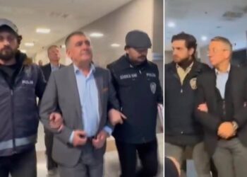 TÜSİAD yöneticilerinin polis eşliğinde ifadeye götürülmesi gazete manşetlerinde