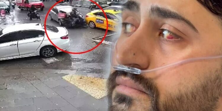 Trafikte Kabusu Yaşamıştı... Ölümden Dönen Motokurye Dehşet Anlarını Anlattı