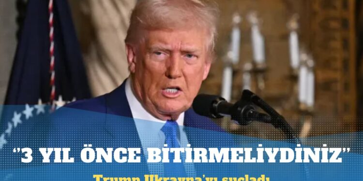 Trump Ukrayna’yı suçladı: Üç yıl önce bitirmeliydiniz