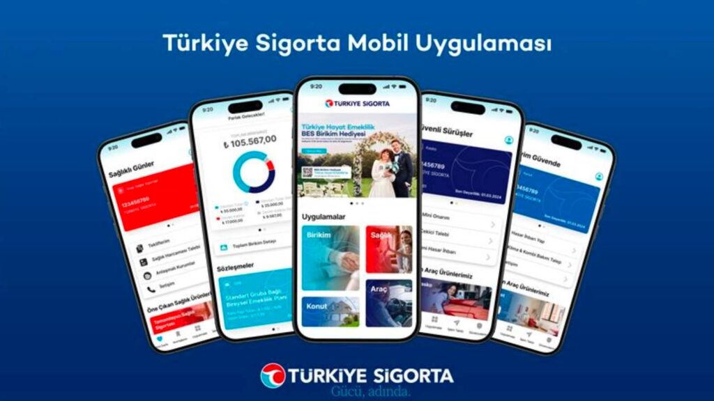 Türkiye Sigorta mobil uygulaması, 6 milyon kez indirildi