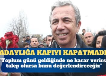 Yavaş adaylığa kapıyı kapatmadı: Talep olursa bunu değerlendireceğiz