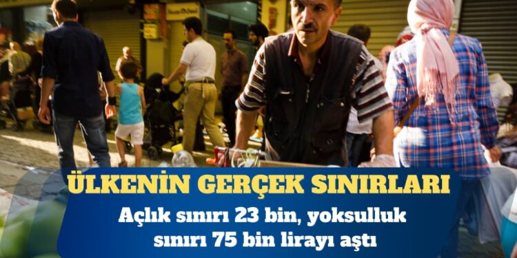 TÜRK-İŞ: Açlık sınırı 23 bin, yoksulluk sınırı 75 bin lirayı aştı