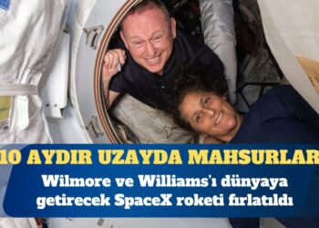 10 aydır uzayda mahsur kalan astronotlar sonunda dünyaya dönüyor