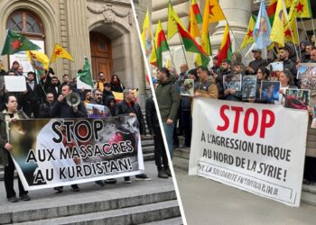 Lozan ve Cenevre’de Kobanê için eylem: Saldırılar durdurulsun