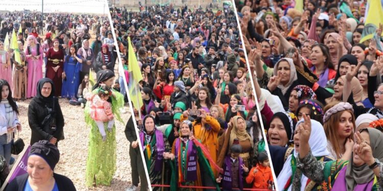 Kuzey ve Doğu Suriye’de 8 Mart coşkusu