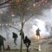 Protestolar gece boyunca sürdü: Polis şiddeti kameralara yansıdı