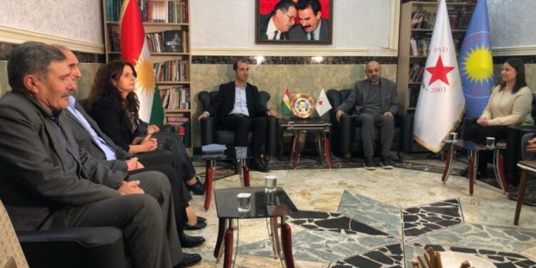 DEM Parti ve DBP heyeti, PYD’yi ziyaret etti