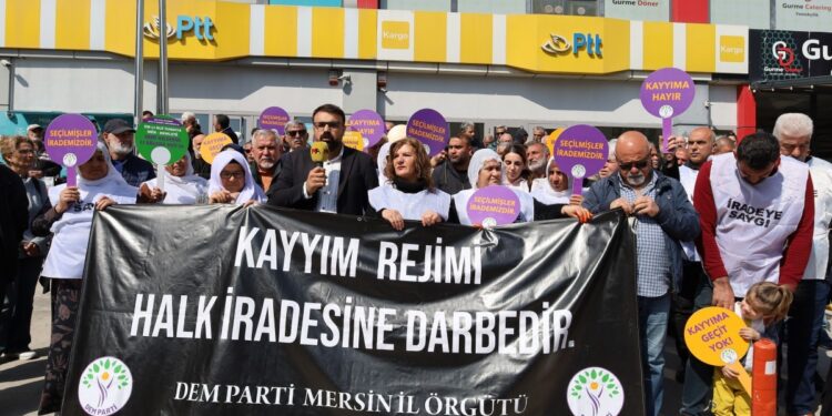 Akdeniz’de kayyıma karşı nöbet