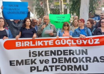 İskenderun’da gözaltı ve tutuklamalara tepki