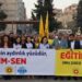 Soruşturma protesto edildi: Eğitim Sen biat etmez