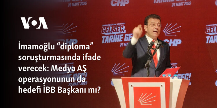 İmamoğlu “diploma” soruşturmasında ifade verecek: Medya AŞ operasyonunun da hedefi İBB Başkanı mı?