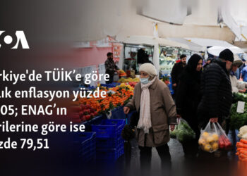 Türkiye’de TÜİK’e göre yıllık enflasyon yüzde 39,05; ENAG’ın verilerine göre ise yüzde 79,51