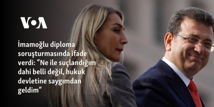İmamoğlu diploma soruşturmasında ifade verdi: “Ne ile suçlandığım dahi belli değil, hukuk devletine saygımdan geldim”