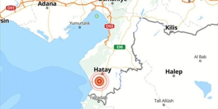 AFAD ve Kandilli Verileri Paylaştı: Hatay Samandağ'da Deprem