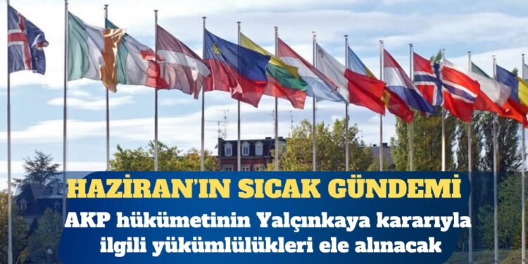 Avrupa Konseyi Bakanlar Komitesi, AKP hükümetinin Yalçınkaya kararıyla ilgili adımlarını ele alacak