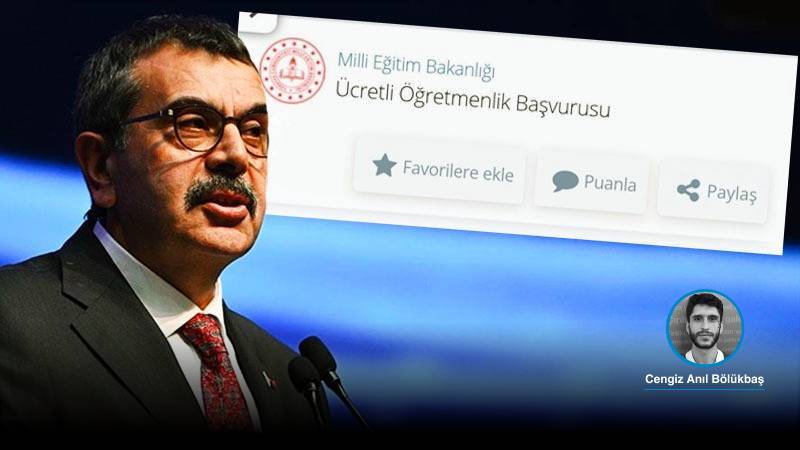 Başvurular e-Devlet’te ‘’Ücretli Öğretmenlik'' adı altında yapılıyor