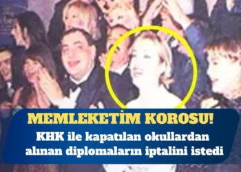 Berna Laçin, KHK ile kapatılan okullardan alınan diplomaların iptalini istedi