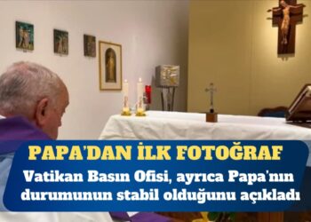 Bir aydır tedavi gören  Papa’dan ilk fotoğraf