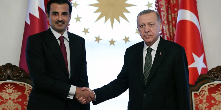 Cumhurbaşkanı Erdoğan Katar Emiri Al Sani ile Telefonda Görüştü