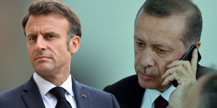 Cumhurbaşkanı Erdoğan Macron ile Görüştü