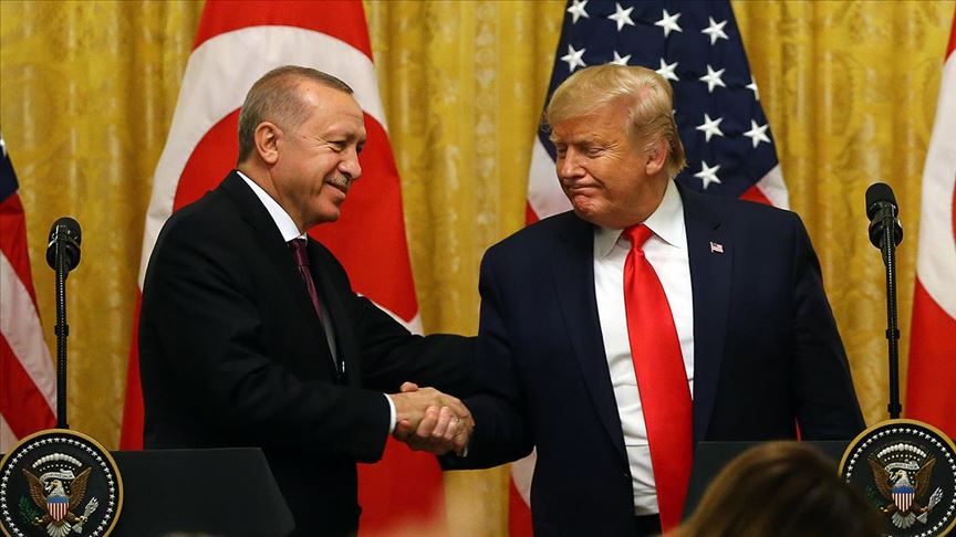 Erdoğan, Donald Trump'la görüştü, yaptırımların kaldırılmasını istedi