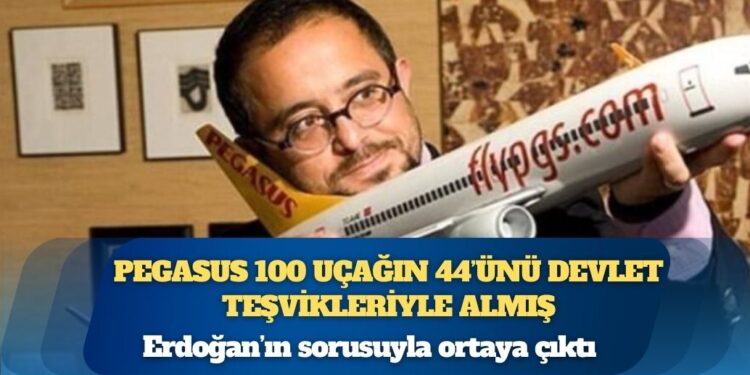 Erdoğan’ın sorusuyla ortaya çıktı: Pegasus 100 uçağın 44’ünü devlet teşvikleriyle almış