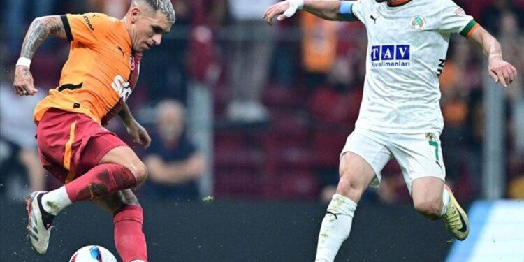 Galatasaray ile Alanyaspor 18. Randevuda: İlk Gol Geldi
