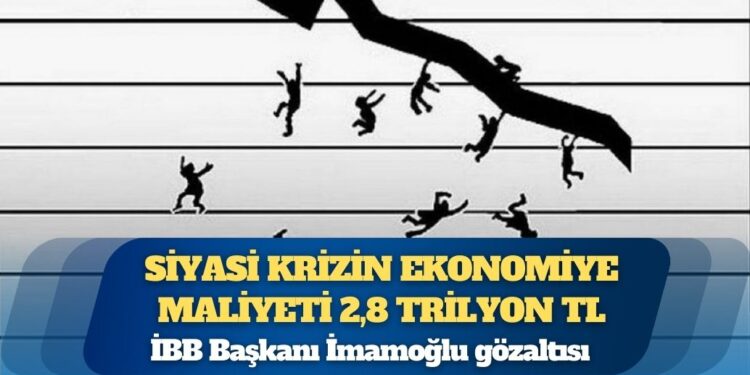 İBB Başkanı İmamoğlu gözaltısı: Siyasi krizin ekonomiye maliyeti 2,8 trilyon TL