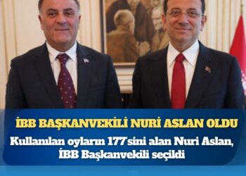 İBB Başkanvekili Nuri Aslan oldu