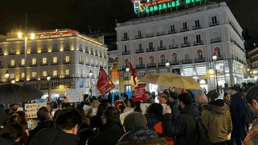 İspanya'nın Başkenti Madrid'de 'İmamoğlu' Eylemi