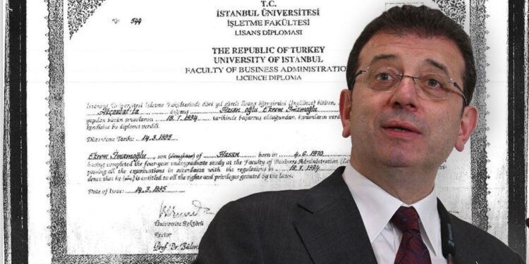 İstanbul Üniversitesi’nden açıklama geldi; İmamoğlu’nun diploması inceleniyor