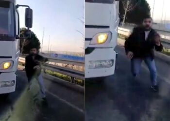 İstanbul'da Trafikte Dehşet Dolu Anlar... Tornavidayla Saldırıp Tehditler Savurdu