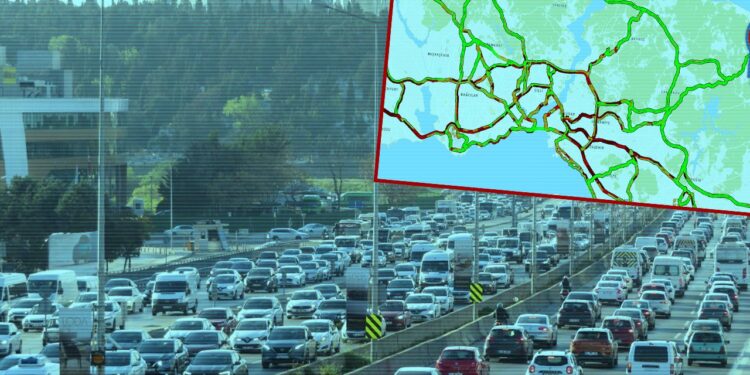 İstanbul'da Yola Çıkan Yandı: Yoğunluk Yüzde 80'e Ulaştı, Trafik Kilit