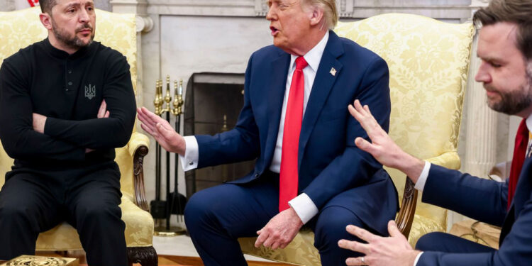 Kameralar önünde tartıştılar; Trump ile Zelenski’nin ortak basın toplantısı iptal edildi