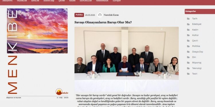 Menkıbe dergisinin 3'üncü sayısı çıktı