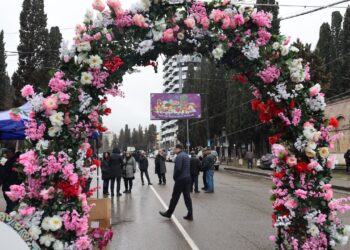 Nevruz Ateşi Gürcistan'da Yandı