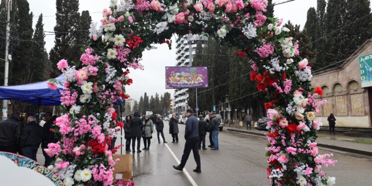 Nevruz Ateşi Gürcistan'da Yandı