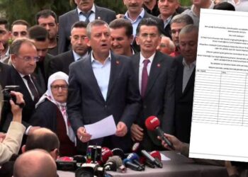 Özgür Özel, İmamoğlu ve erken seçim için imza kampanyasını bayramın ilk günü başlattı